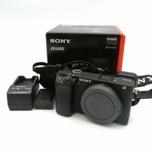 1円～ SONY ソニー α6400 ミラーレスデジタル一眼カメラ ボディのみ 箱付 通電未確認 現状品 y191-2593565【Y商品】の画像1