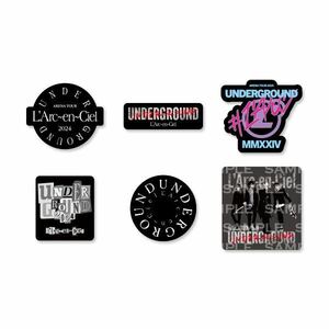 ■送料込み即決■ L'Arc-en-Ciel ARENA TOUR 2024 UNDERGROUND ラルクアンシエル L'Arc~en~Ciel ステッカー6枚セット シール HYDE