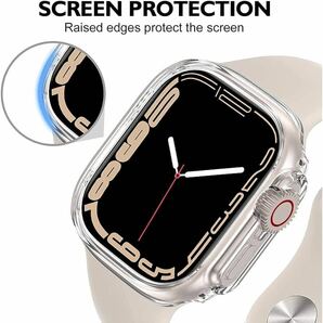 Apple Watch Ultra ケース BB1084 apple watch 8 45mm 3個入り 耐衝撃 PC バンパー(Color : Black, Size : Series 8 45mm)の画像2