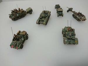 1/144完成品　チャーチルMkⅢ/AVER＆セクストン自走砲＆スタッグハウンド＆ACV-IP装甲車＆キャリア/６P砲＆WOT「カーン攻防戦3」