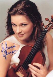 classical ジャニーヌ・ヤンセン Janine Jansen サイン フォト