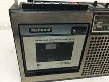 National ナショナル ラジオカセットレコーダー RQ-535 昭和レトロ_画像2