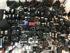 フィルムカメラ ビデオカメラ ストロボ 双眼鏡 レンズ 他 大量 まとめ Nikon Canon Kodak YASHICA OLYMPUS MINOLTA National 