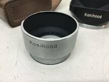 KONICA コニカ Konihood メタル レンズフード 2個セット_画像8