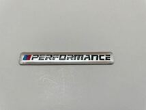 BMW パフォーマンス　PERFORMANCE アルミ ホイールリム　ステッカー　シルバー　1枚！_画像2