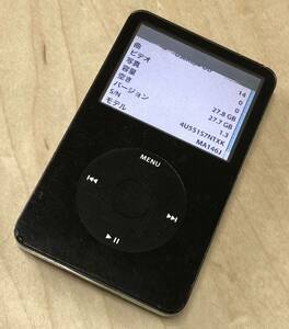 ジャンク　Apple iPod classic 30GB MA146J A1136
