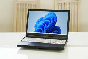 ■ 高性能PC / 秒速起動 / Fujitsu Lifebook A577 /Core i3 7130U メモリ 8GB SSD 512GB / HDMI / DVD / Window11 Office2021■ 