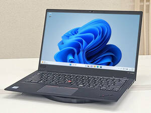 ■ 最強PC / Lenovo Thinkpad X1 Carbon /Core i5 8250U メモリ 8GB M.2 SSD 256GB / HDMI / カメラ / Type c / Window11 Office2021■