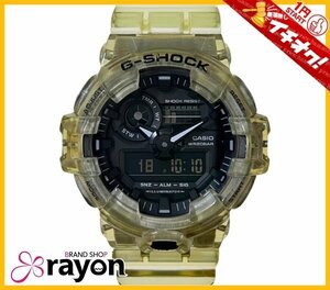 《1円～START》カシオ CASIO G-SHOCK Gショック スケルトンシリーズ デジアナ 樹脂 クォーツ 腕時計 GA-700SKE メンズ Bランク【RAYON】