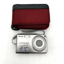 (ジャンク) ニコン　Nikon COOLPIX S550 デジカメ　動作未確認　部品取り用　本体・ポーチのみ　240313154_画像1