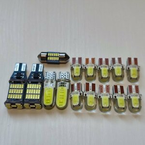 20系 ヴェルファイア/アルファード 超爆光! T10 LED ルームランプ バックランプ ポジション 15個セット トヨタ /45/c6/c2/t28