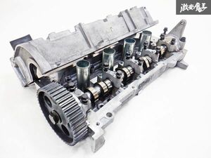 【 実動外し!! 】アバルト 純正 NF2EK 124 スパイダー 3268 シリンダーヘッド ヘッドカバー カム プーリー 付き 55231687 即納 棚12B