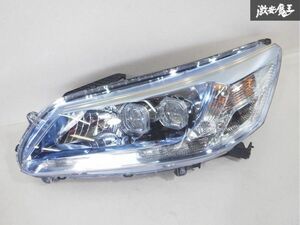 点灯確認済み！！ ホンダ 純正 CR6 CR7 アコード ハイブリッド 前期 LED ヘッドライト 左側 助手席 STANLEY W1169 刻印 J5 棚43B