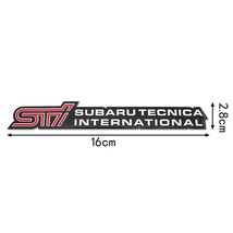 【送料込】STI 3Dエンブレムプレート 縦2.8cm×横16cm×厚さ1ｍｍ アルミ製 スバル SUBARU　_画像5