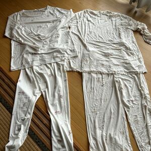  Gelato Pique длинный рукав длинные брюки верх и низ в комплекте 2 надеты комплект длинный рукав пижама gelato pipue выставить продажа комплектом 