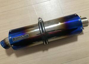 ★ 中古 BMS-Racing R-EVO Z800(ZR800A) スリップオンマフラー用サイレンサー ヒートチタン 60.5φ JMCA