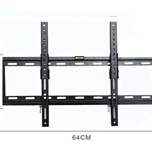 テレビ壁掛け金具 32-70型 水平器付 角度調整式 液晶テレビ対応 薄型 耐荷重50kg VESA規格 CE規格品 ウォールマウント式 Uナット付の画像2