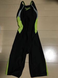 競泳水着　Speedo スピード ワンピース　スパッツタイプ　女の子用　レディース　公式大会使用可能　FINAマーク付 クリーニング済　Mサイズ