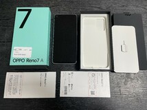 美品★OPPO Reno7 A ドリームブルー OPG04SLA メモリー6GB ストレージ128GB_画像1