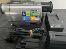ダビング★SONY DCR-TRV7 Mini DV液晶デジタルビデオカメラ240321_画像1