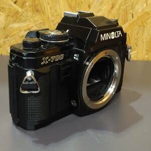 MINOLTA ミノルタ X-700 フィルム一眼レフカメラ レンズ3本 接写リング ストロボ ケース付き