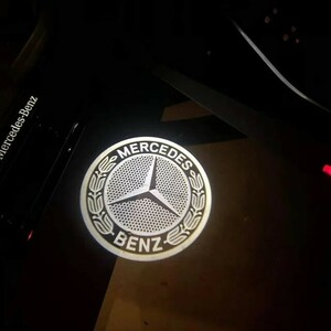 Mercedes Benz メルセデスベンツ Wheat Ears LED カーテシランプ ドア ウェルカムライト W176 W177 W205 W212 W213 X166 X253 C253 X156 ad