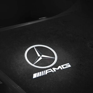 AMG メルセデスベンツ Mercedes Benz LED カーテシランプ ドア ウェルカムライト W176 W177 W205 W212 W213 X166 X253 C253 X156 gの画像3