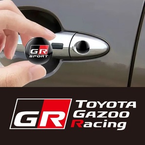 GR SPORT TOYOTA GAZOO Racing トヨタ ガズー レーシング 3D クリスタルエンブレム 15mm 鍵穴マーク 鍵穴隠し キーレス 内装 TRD gの画像10