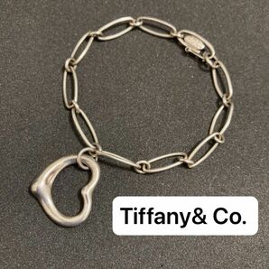 Tiffany& Co. シルバー925 オープンハート ブレスレット