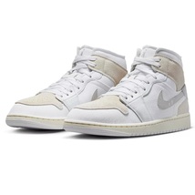 ■ナイキ エア ジョーダン 1 MID SE クラフト ホワイト/ライトオールウッドブラウン 新品 28.0cm AIR JORDAN 1 MID SE CRAFT DM9652-120_画像6