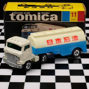 トミカ 日野 セミトレーラー トランスポートタンク 日本石油(シール) #11-2-4 日本製