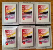 【新品未開封】【6箱セット】Leica (ライカ) カラーフィルムパック ダブル ゾフォート用 ウォームホワイト　instant color film_画像2