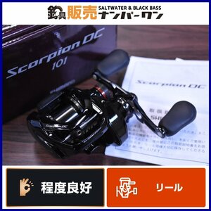 【程度良好品】シマノ 17 スコーピオン DC 101 SHIMANO SCORPION 左巻き ベイトリール ブラックバス ルアー釣り（CKN_O1）