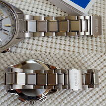 SEIKO セイコー BRIGHTZ ブライツ SAGA283 ソーラー電波時計 チタン/サファイア 中古動作品 メンズ 腕時計_画像5