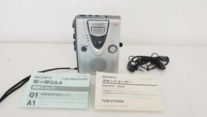 SONY TCM-400 カセット ボイスレコーダー 動作品 美品