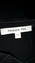 【3-27】PATRIZIA PEPE パトリツィアペペ 本革使用 バックファスナー ワンピース 40_画像8