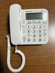 パナソニック 電話機VE-GD26 W 親機のみ　動作確認済み　開封のみ