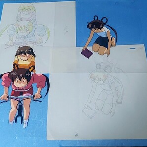 魔物ハンター妖子 セル画×2枚 動画付き。 Devil Hunter Yohko cel ×2 with douga.の画像2