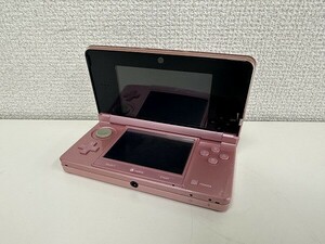 A204-S3-13834 Nintendo 任天堂 ニンテンドー3DS 本体 CTR-001 ミスティピンク　ゲーム機 現状品①