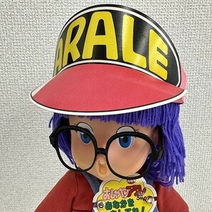 A133-Y31-1000 昭和レトロ おしゃべり アラレちゃん ポピー Dr.スランプ トーキング人形 ARALE POPY ソフビ 鳥山明 現状品①の画像2