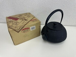 A129-X-2 南部鉄器 鉄瓶 岩手アラレ 鉄瓶 急須 茶器 池永鉄工 現状品①