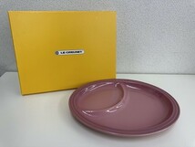 A102-X-21 ル・クルーゼ LE CREUSET マルチ オーバル プレート 皿 910343-21 22.5×30cm 現状品①_画像1