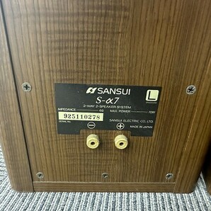 B027-Y31-1044 SANSUI 山水 サンスイ 2Way スピーカー ペア S-α7 音響機器 現状品①の画像8