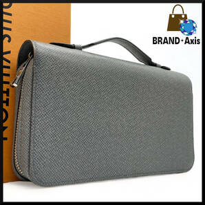 ★【極美品!!/使用少】ルイヴィトン Louis Vuitton タイガ グラシエ ジッピーXL 長財布 ジッピーウォレット メンズ M42865★の画像1