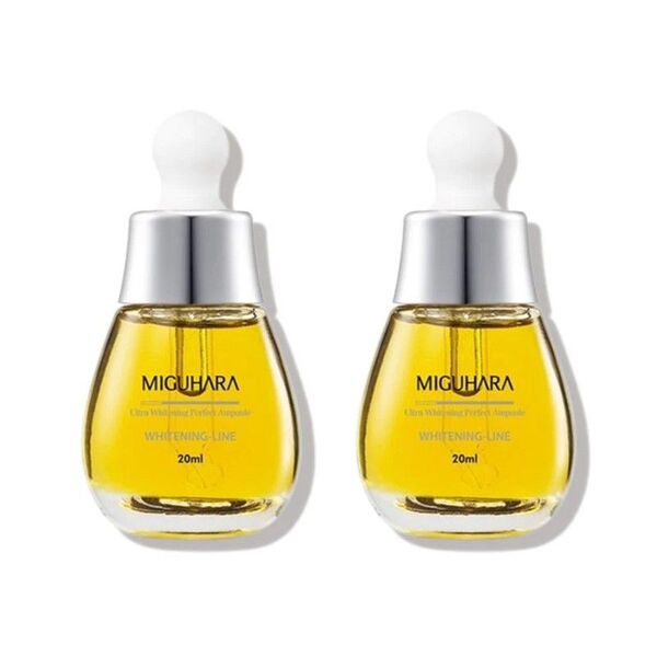 MIGUHARA ミグハラ ウルトラWhiteningパーフェクトアンプル 20ml 2個セット