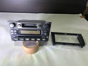 アルテッツァ SXE10 オーディオ MD CD デッキ 86120-53010 純正部品　005