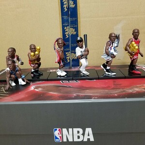  прекрасный товар | Michael Jordan Michael Jordan 10cm фигурка Set 7 Pcs /enta- Bay /MOTION MODE Rise To Fame