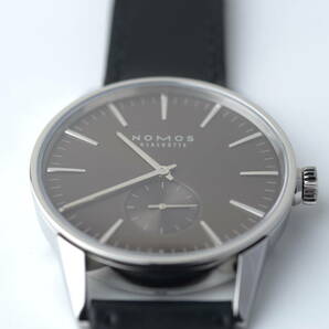 【国内正規USED良上品】NOMOS GLASHUTTE ZURICH AUTOMATIC BROWN GOLD ノモス チューリッヒ Ref.ZR1E3BR2(NM823)の画像5