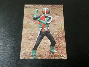 良品　旧カルビー　仮面ライダーカード　No.73　明朝　　　　.