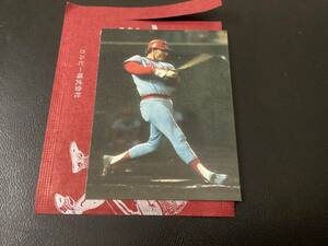 未開封開封品　カルビー79年　ライトル（広島）　V2　セントラルリーグ チャンピオン　プロ野球カード　美品　レアブロック